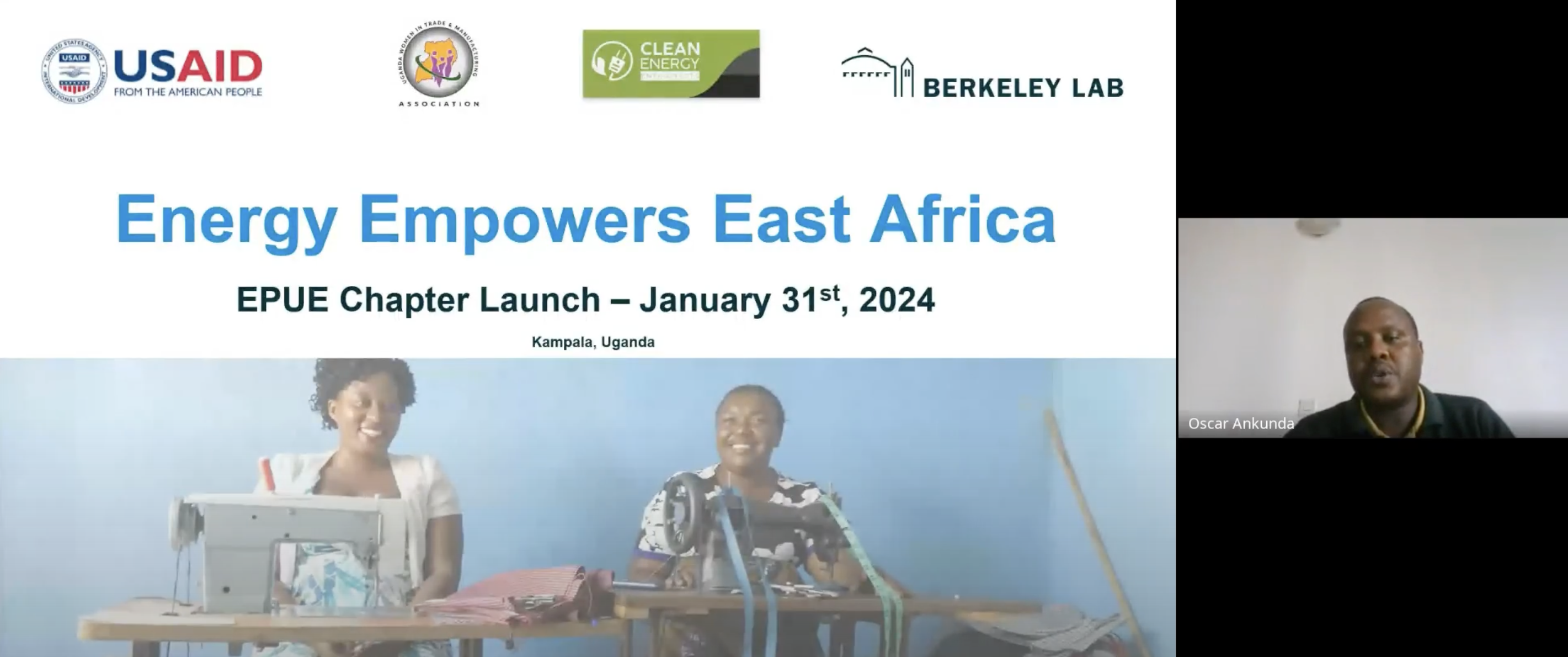 Watch: Virtual Launch of Uganda’s Efficient Productive Use of Energy Chapter